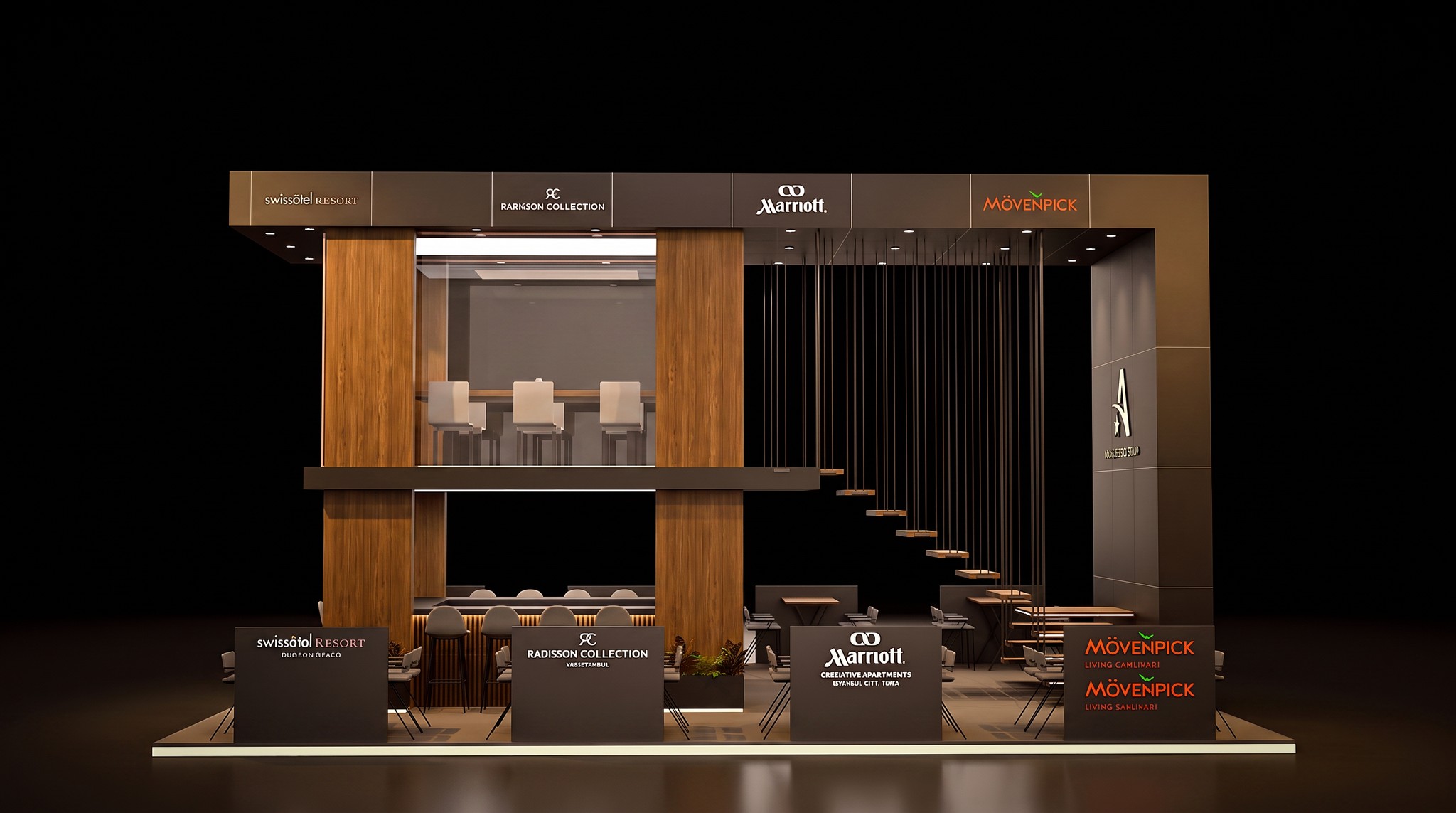 Artaş Hotels exhibition stand, front view